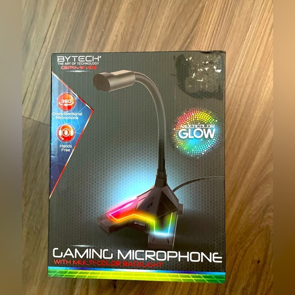 BYTECH Gaming Microphone with Multicolor Backlight